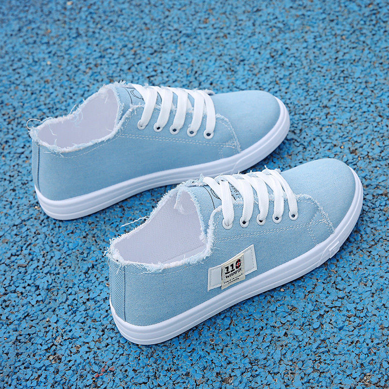 Women Fashion Casual Shoes Korean Style 2022 New Summer Street Breathable College Thin Canvas Flat Comfortable Female Trendy Lady Shoes